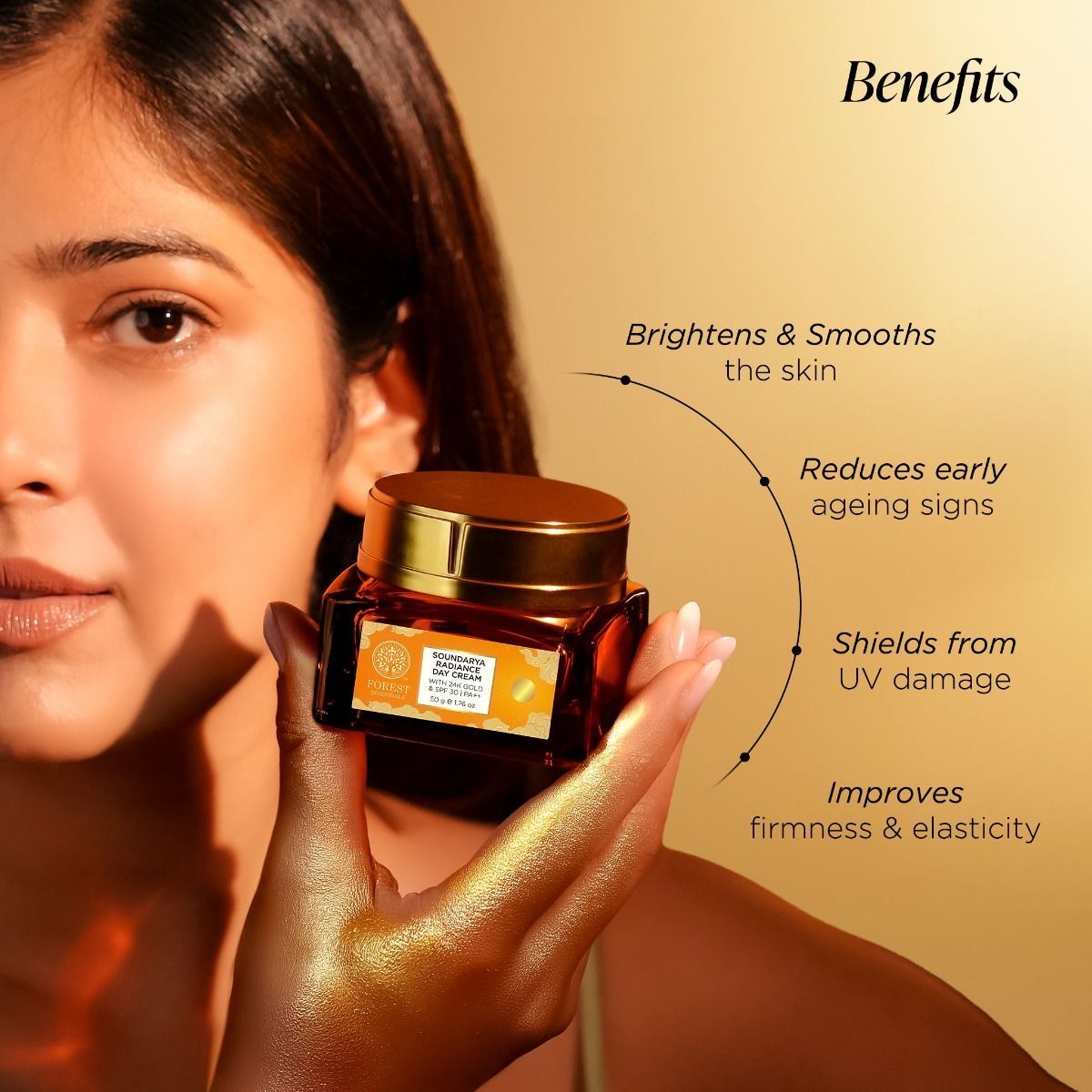 Soundarya Radiance Cream with 24K Gold & SPF 30 | PA++ 15g