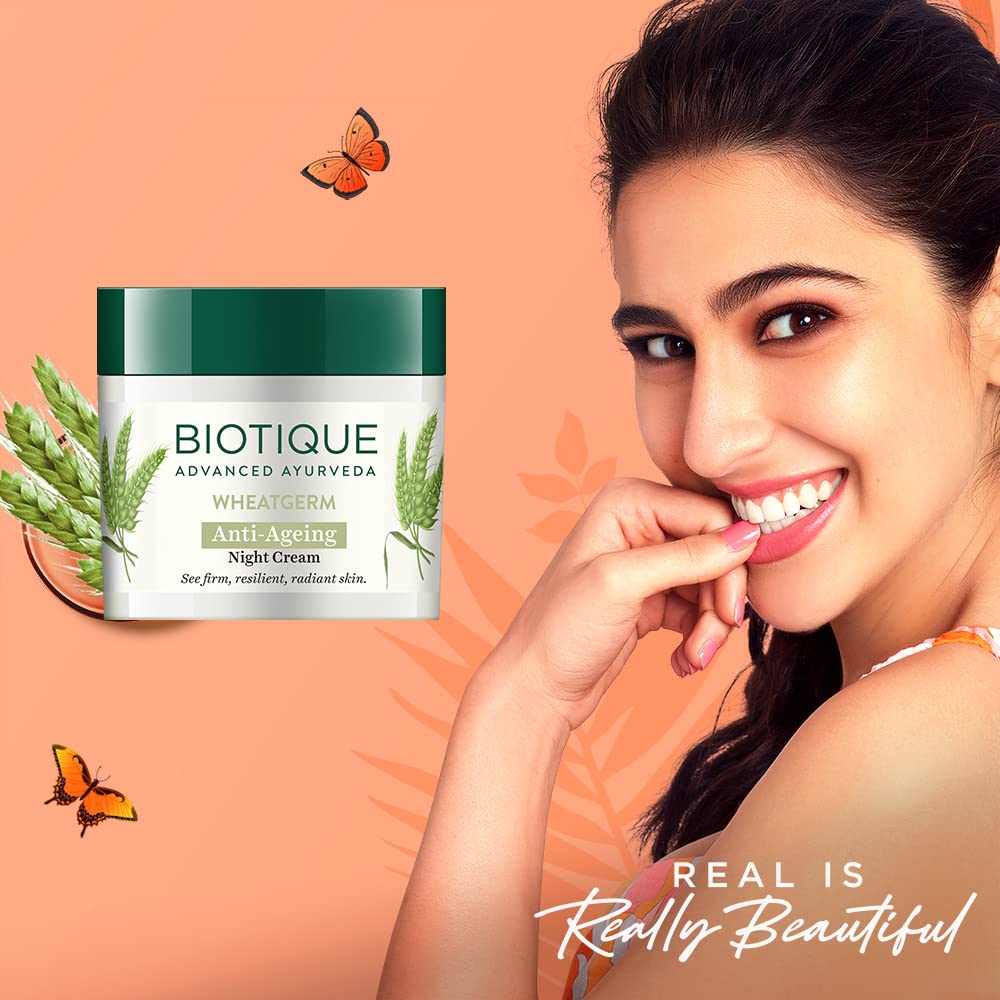Biotique Wheat Germ Anti- Ageing Night Cream 50g