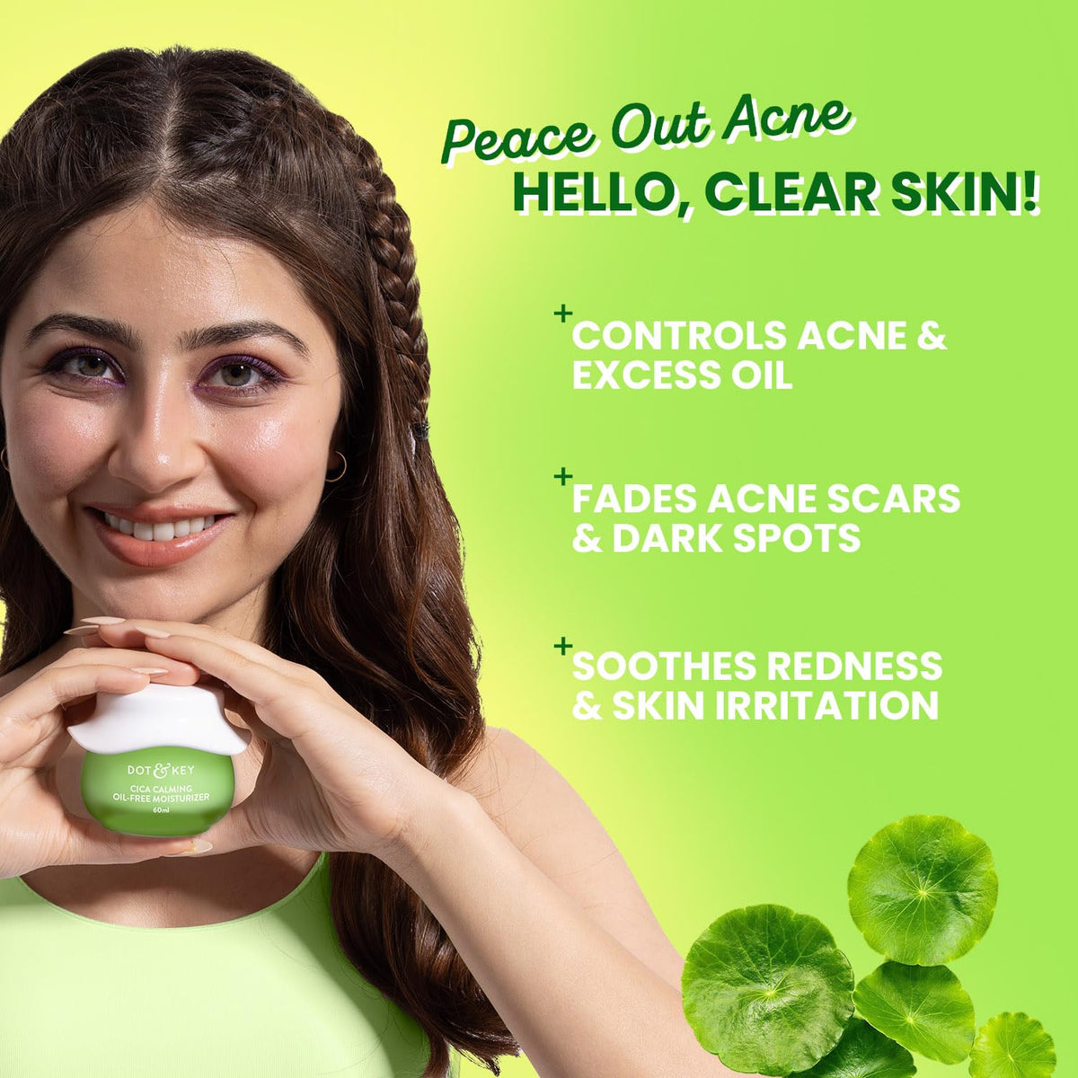 Dot & Key Niacinamide + CICA (Centella) Oil Free Moisturizer.