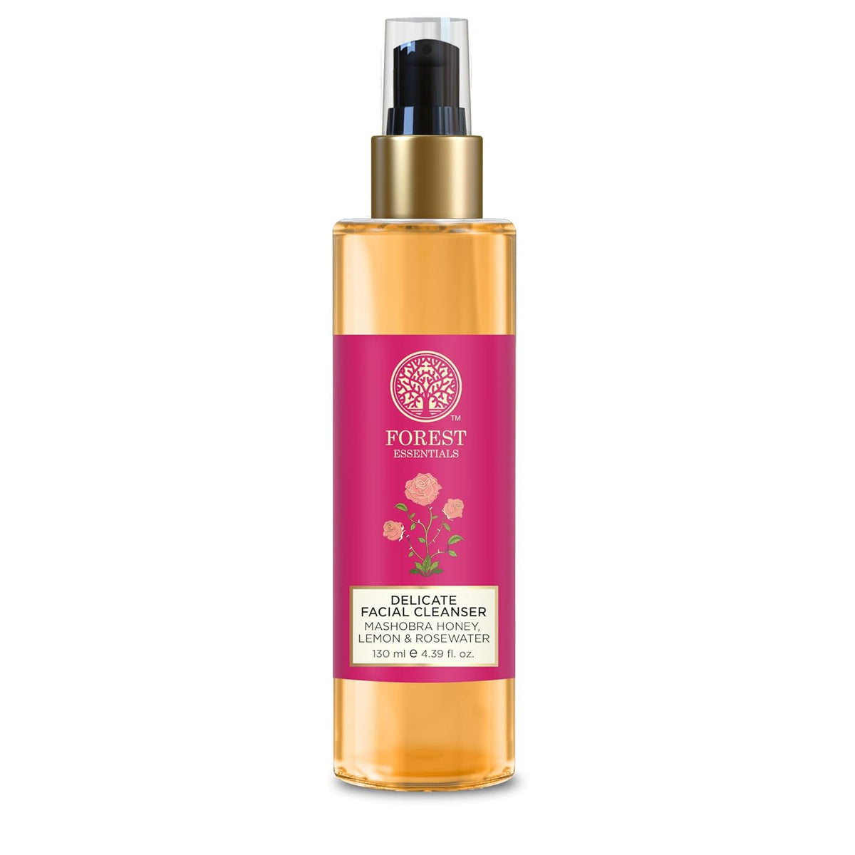 Forest Essentials Mashobra Honey Lemon & Rosewater Delicate Facial Cleanser (130ml)